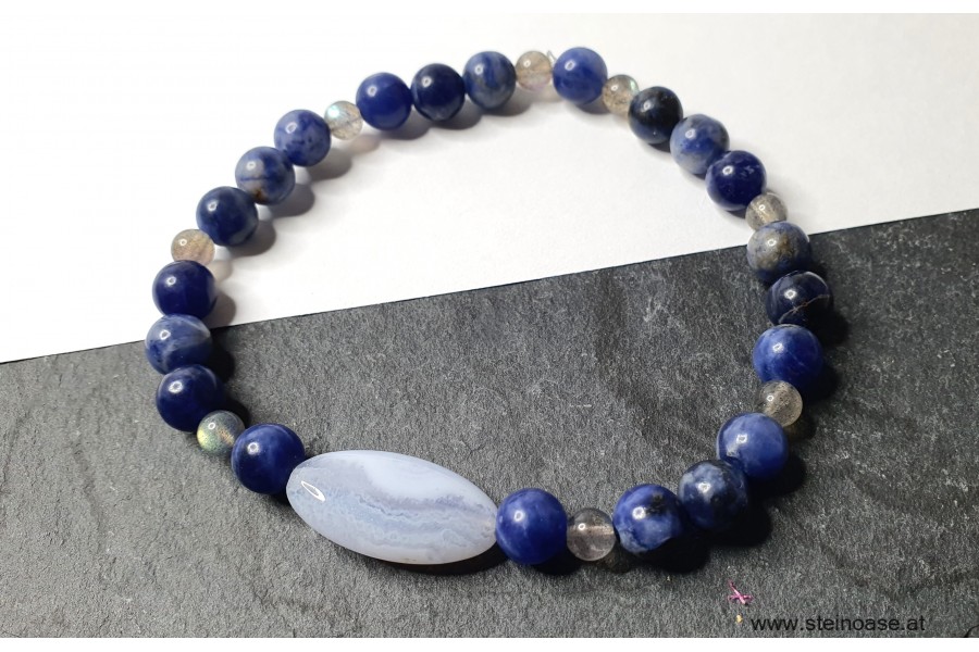 'Blutdruck senkend, Schilddrüse...' Armband 
